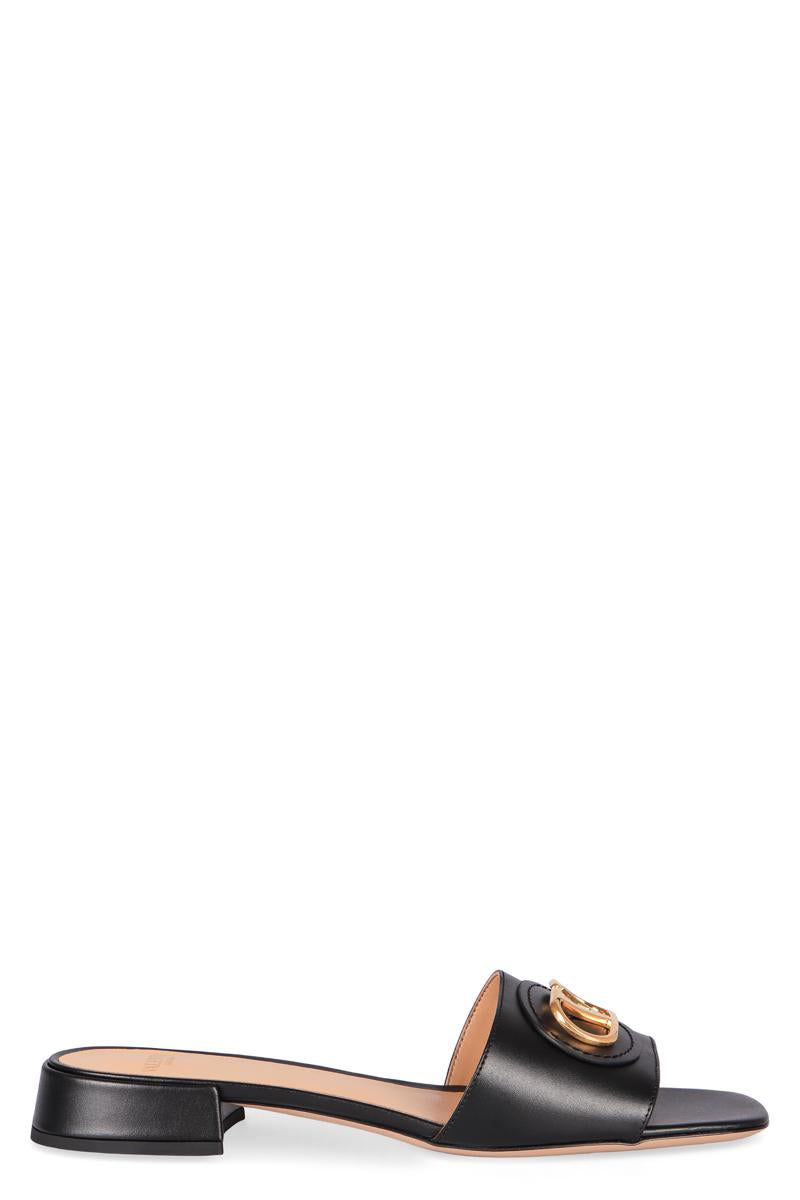 Valentino Garavani Vlogo Leather Sandals