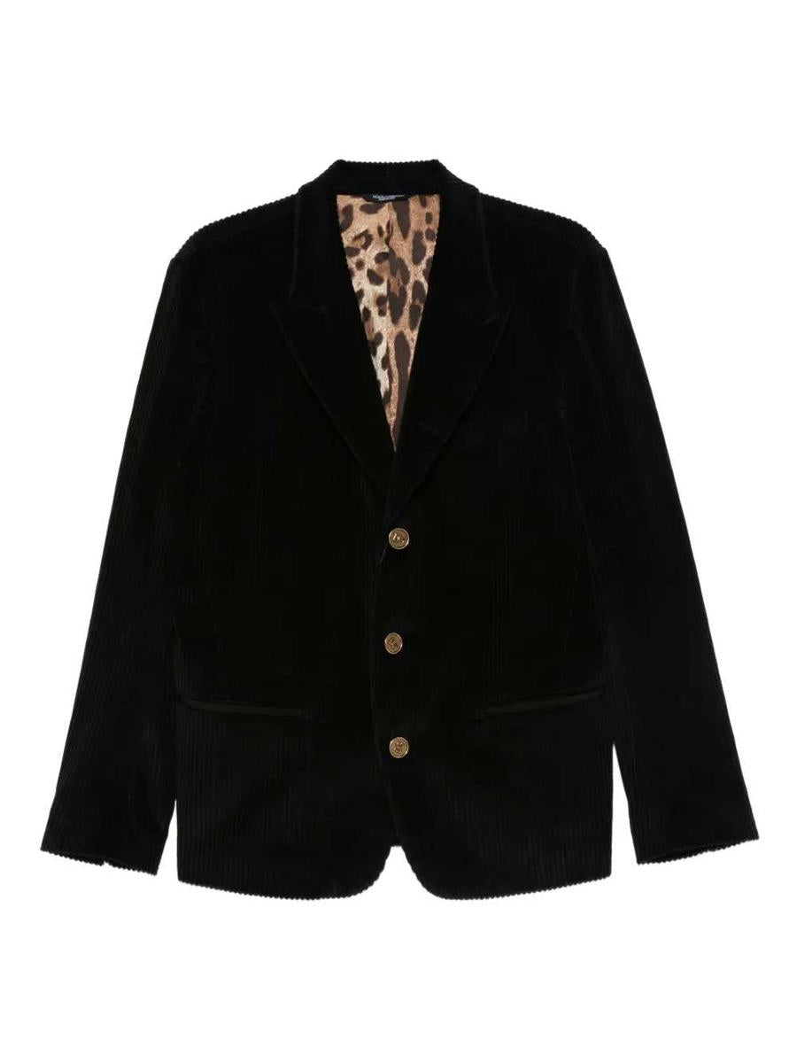 Dolce & Gabbana Ribbed Blazer