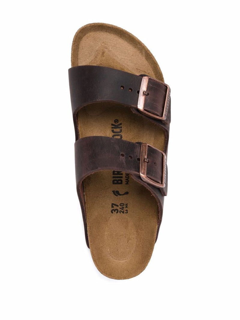 Birkenstock Brown Leather Arizona Sandals