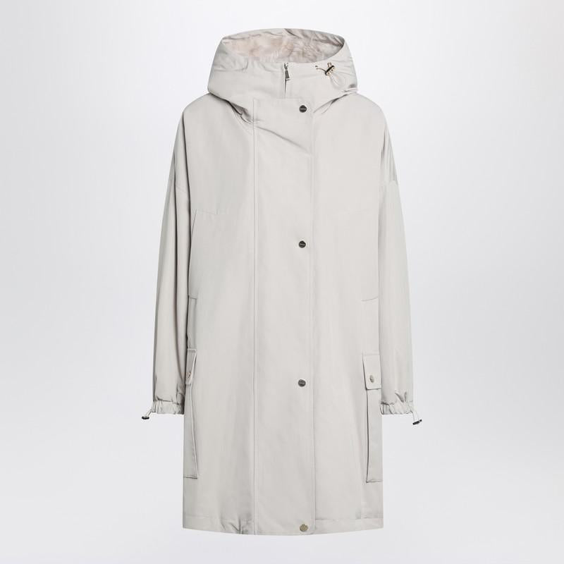 Max Mara Studio Light Beige Blend Parka