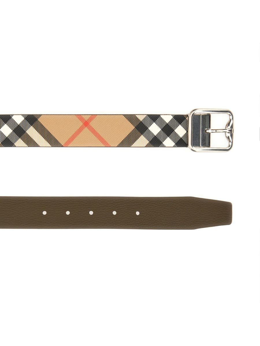 Burberry Reversible Belt "Check B"