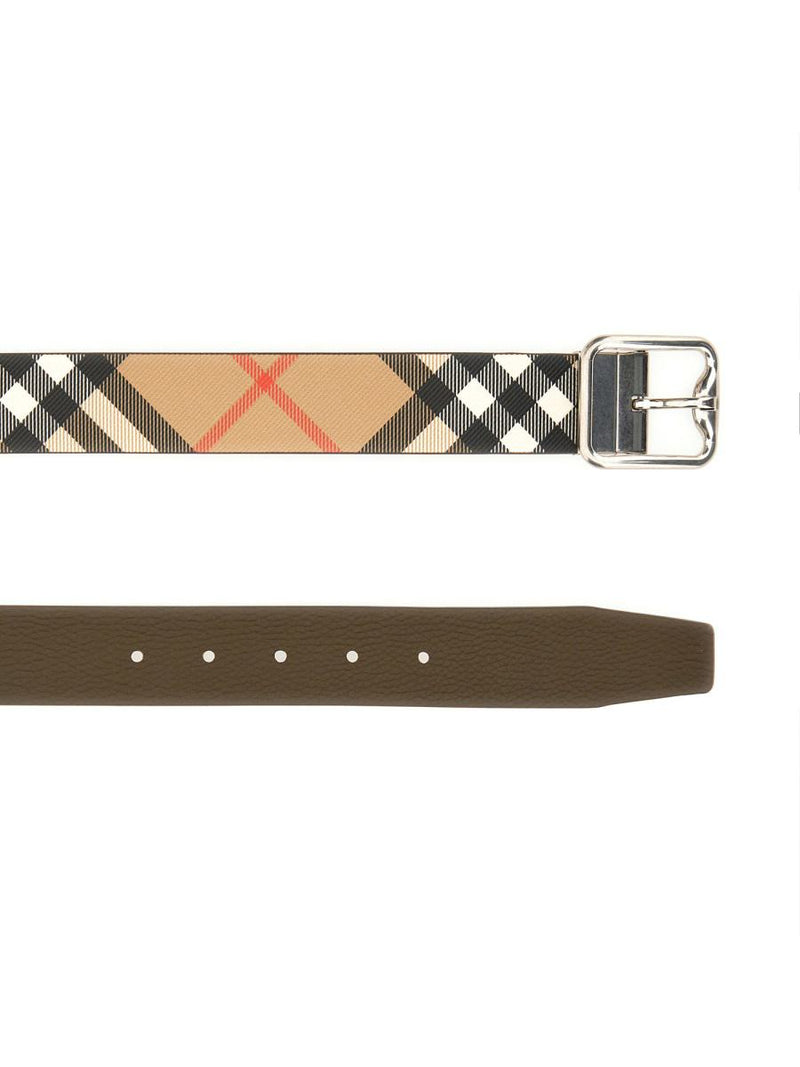 Burberry Reversible Belt "Check B"