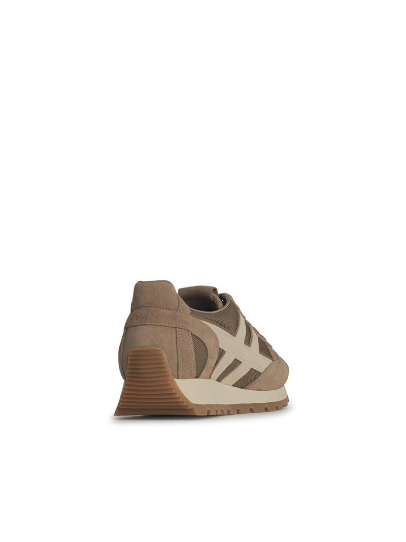 Hogan 'H671' Beige Fabric Sneakers