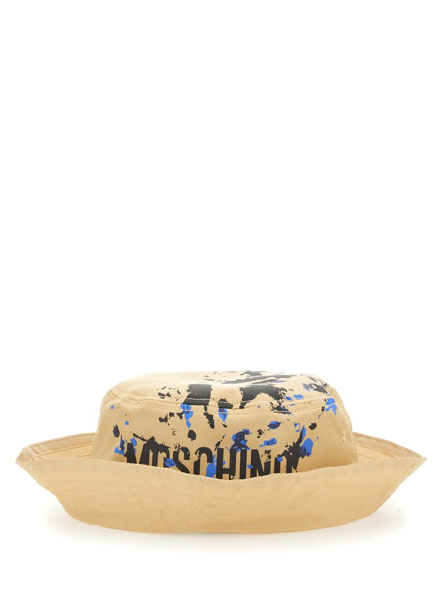 Moschino Bucket Hat With Logo