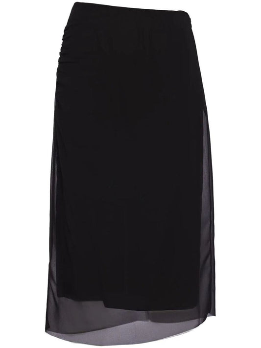 Prada Georgette Pencil Skirt Clothing
