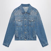 1989 Studio Denim Trucker Jacket Crystals