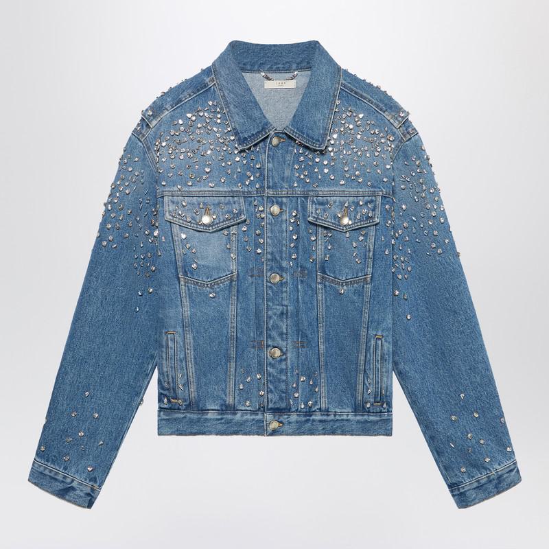 1989 Studio Denim Trucker Jacket Crystals