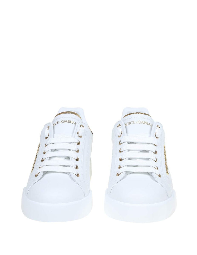 Dolce & Gabbana Sneakers From The Portofino Line In Nappa Leather