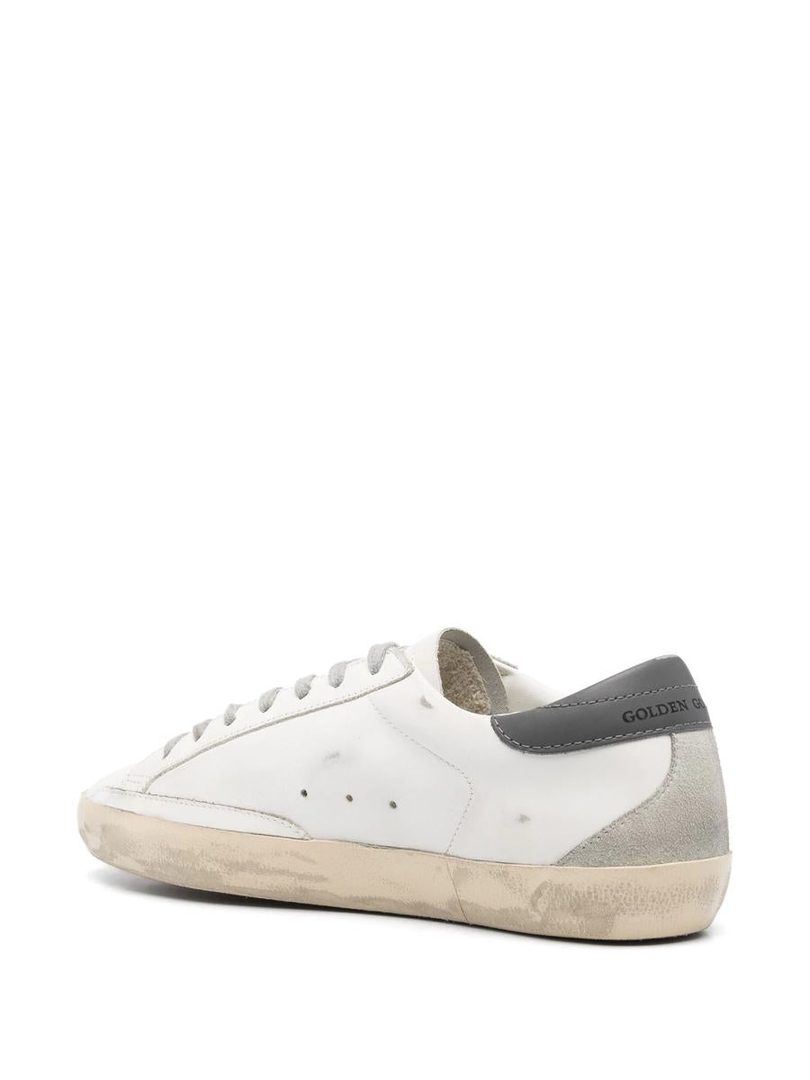 Golden Goose Super Star Leather Upper And Heel Suede Star And Spur