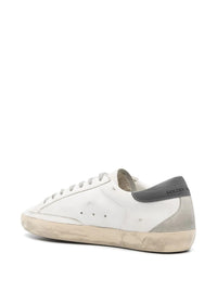 Golden Goose Super Star Leather Upper And Heel Suede Star And Spur
