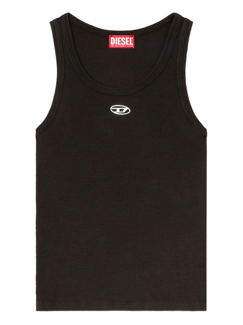 Diesel Sleeveless Stretch Cotton T-Shirt