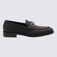 Salvatore Ferragamo Black Leather Loafers