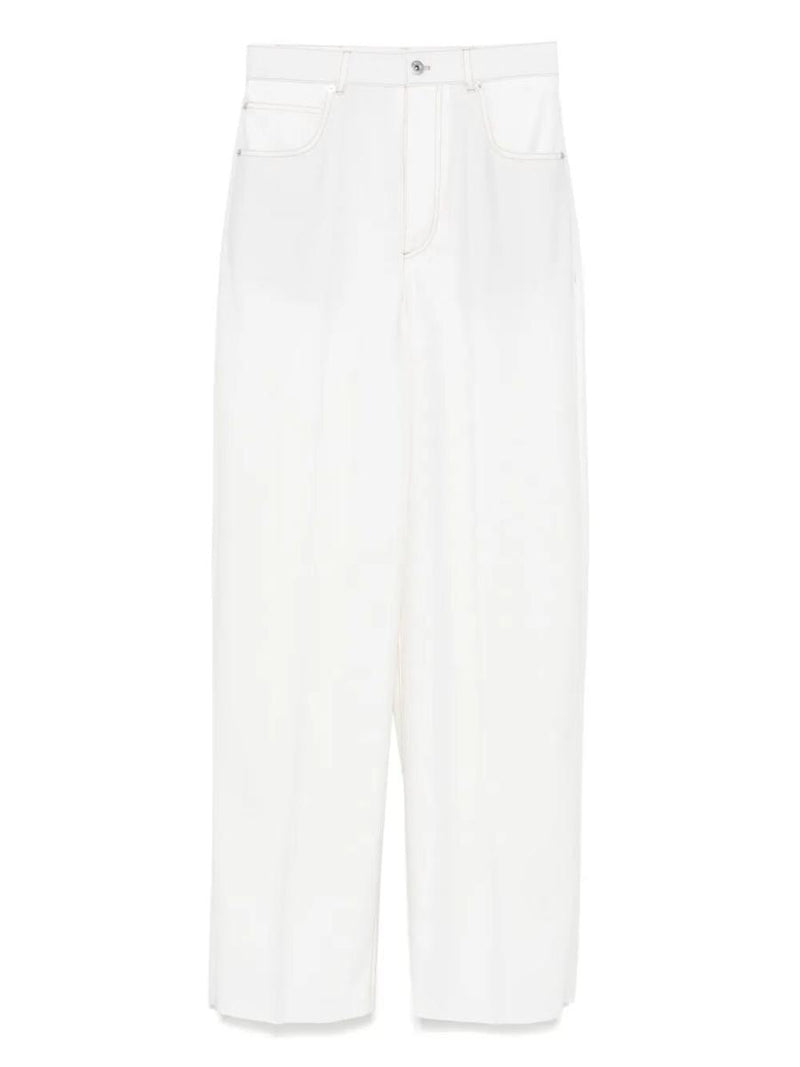 Bottega Veneta Denim Wide Leg Trousers Clothing