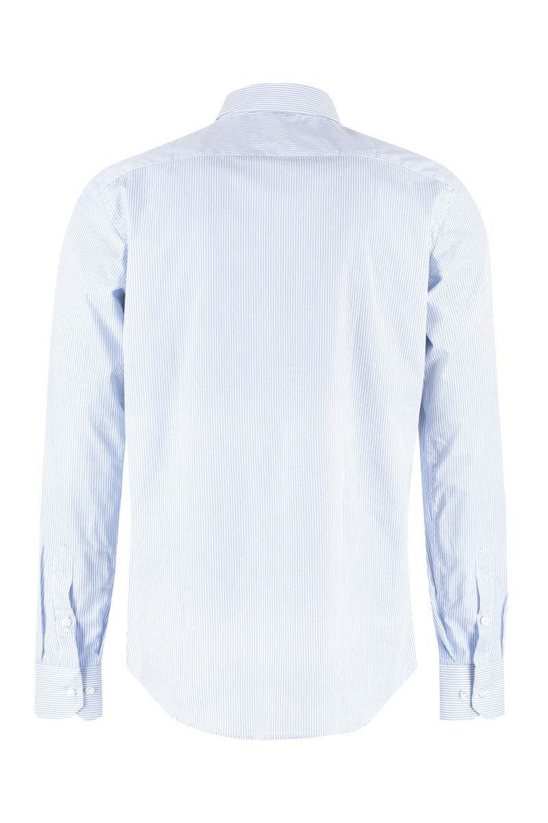 The (Alphabet) The (Shirt) - Striped Cotton Shirt