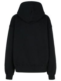 Off-White Black Cotton Sweatshirt