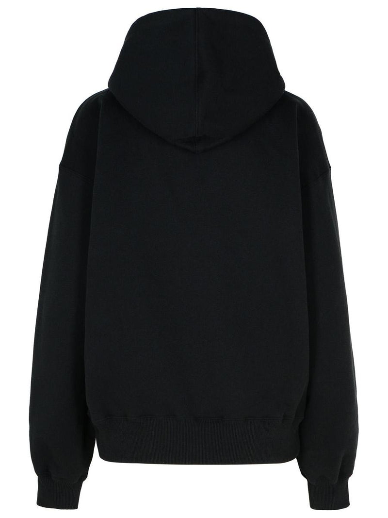 Off-White Black Cotton Sweatshirt