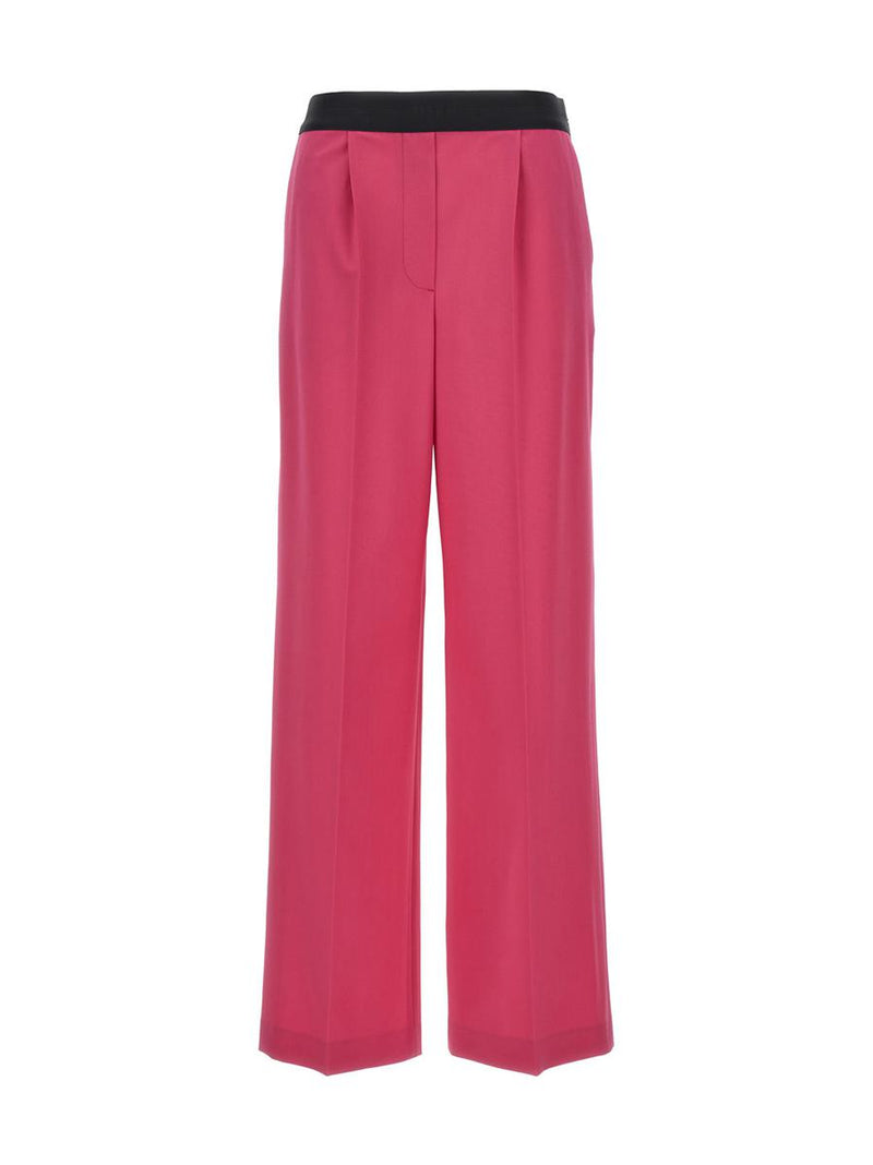 Msgm Pants With Front Pleats