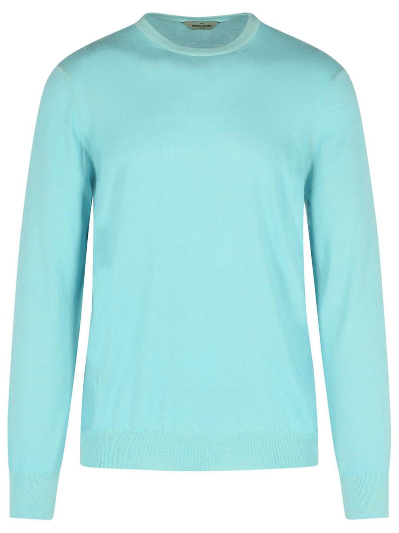 Gran Sasso Light Blue Cashmere Sweater
