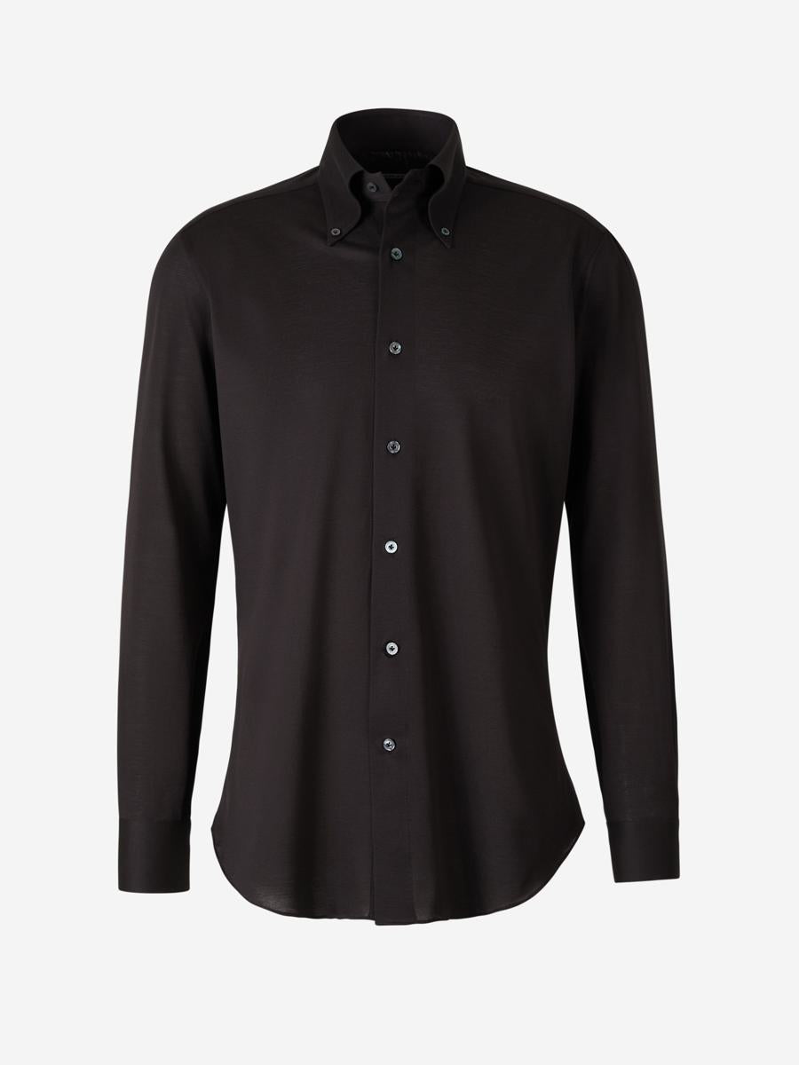 Fray Cotton Piqué Shirt