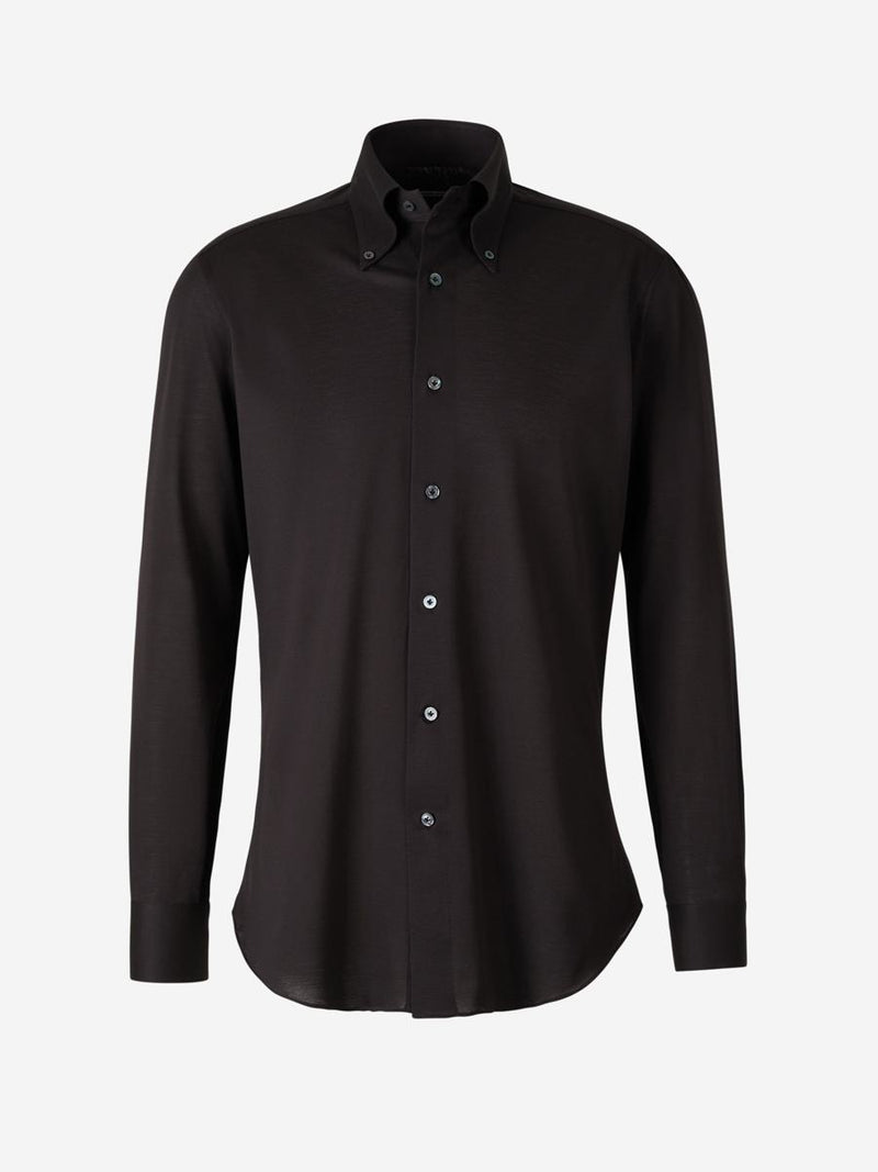 Fray Cotton Piqué Shirt