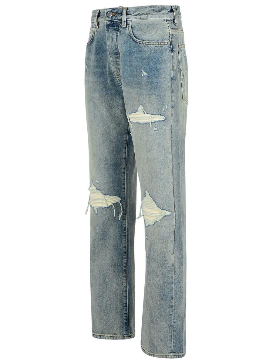 Amiri 'Mx1' Light Blue Cotton Jeans