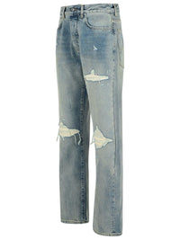 Amiri 'Mx1' Light Blue Cotton Jeans