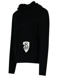Burberry Black Wool Blend Sweatshirt