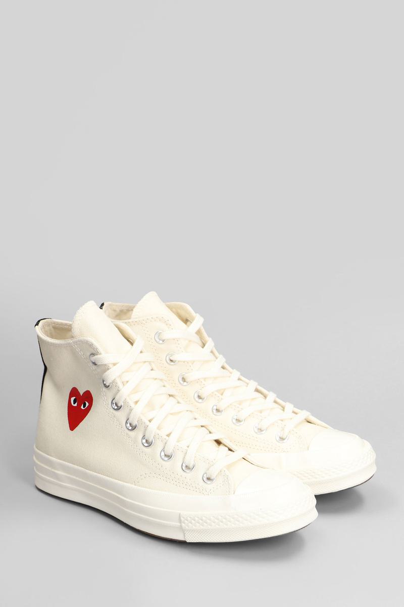 Converse X Comme Des Garçons Play Chuck 70 Cdg High Sneakers