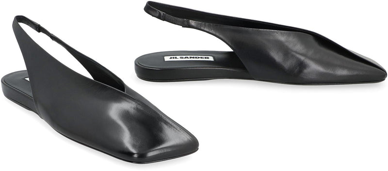 Jil Sander Leather Ballet Flats