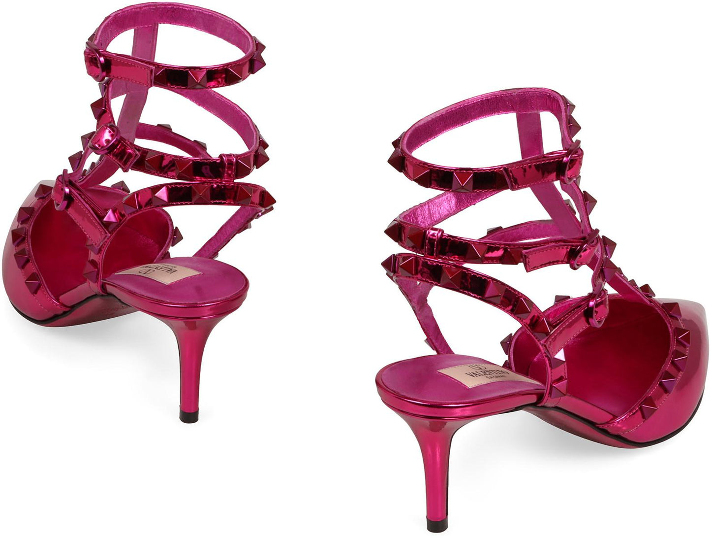 Valentino Garavani Rockstud Patent Leather Slingback