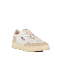 Autry Medalist Low Suede And White Leather Sneakers