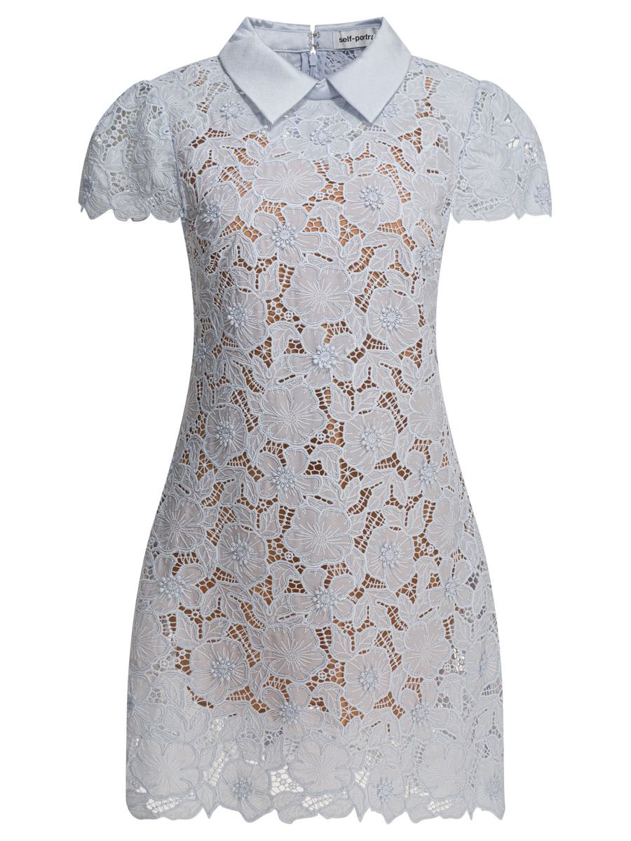 Self-Portrait Guipure Lace Dress