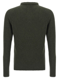 Ma'Ry'Ya Bouclé Cotton Polo Shirt