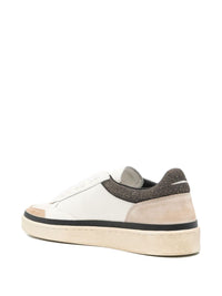 Ghōud 'Pads' Sneakers In White And Brown Leather