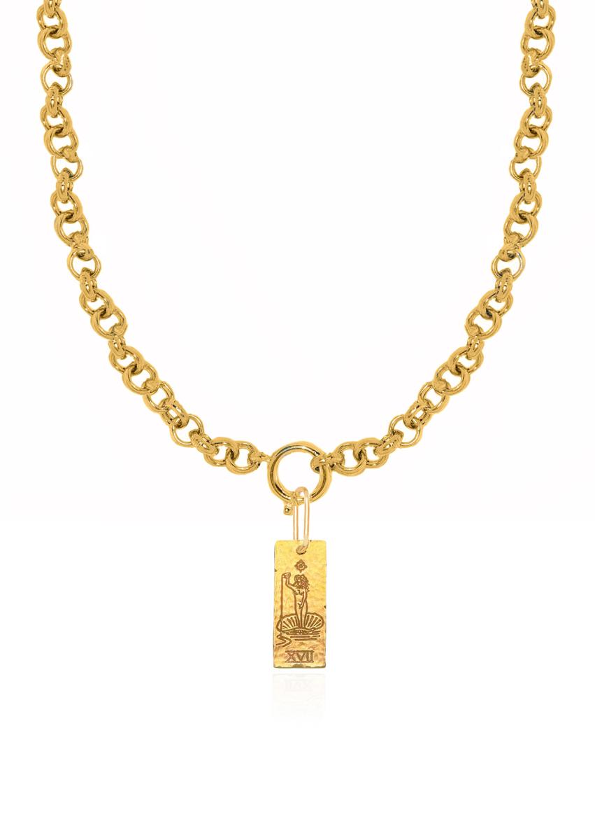 Hermina Athens Aphrodite Charm Kyklos Chain Accessories