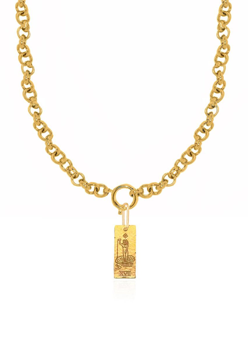 Hermina Athens Aphrodite Charm Kyklos Chain Accessories