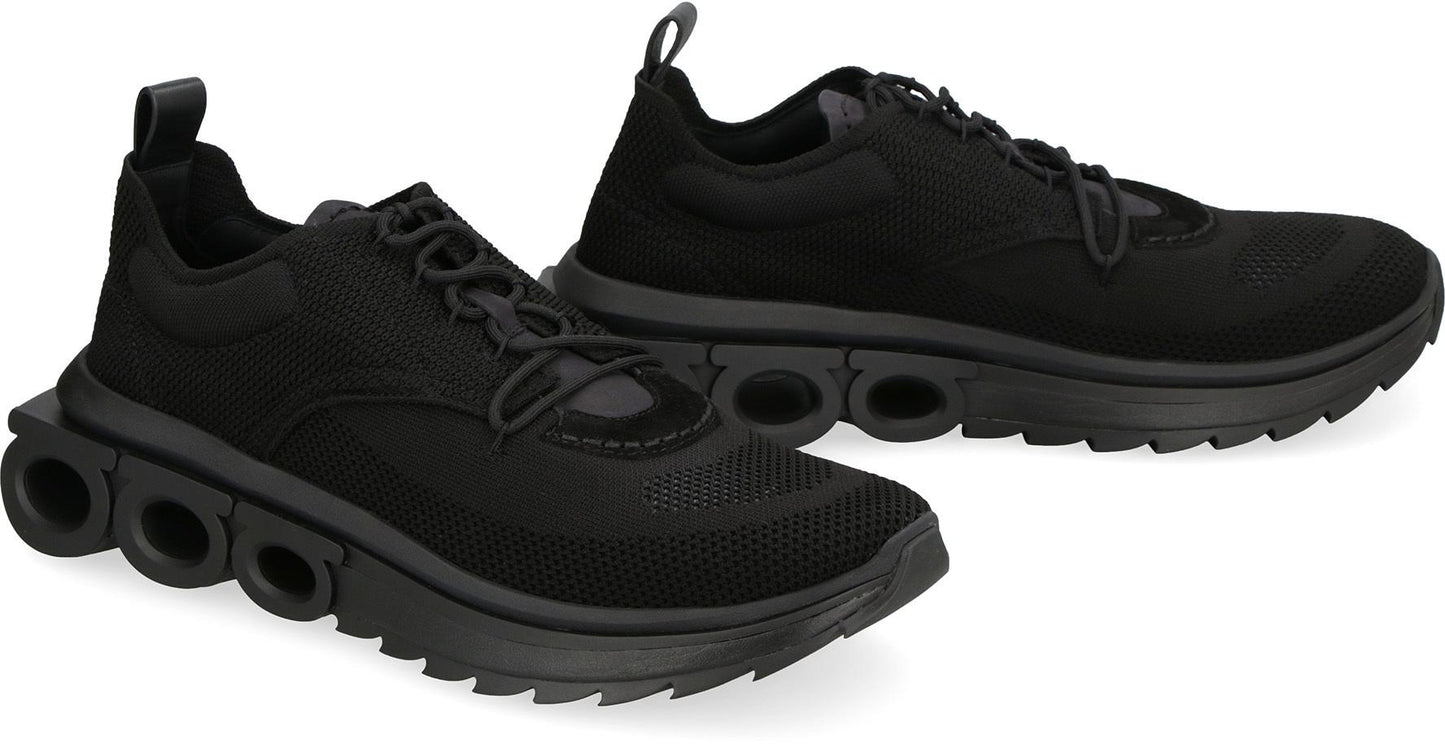 Salvatore Ferragamo Fabric Low-Top Sneakers