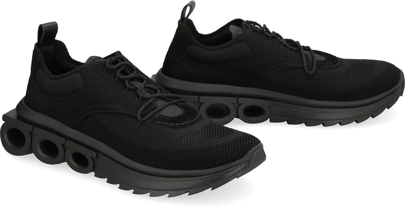 Salvatore Ferragamo Fabric Low-Top Sneakers