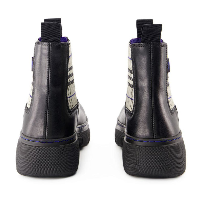 Burberry Creeper Chelsea Low Ankle Boots