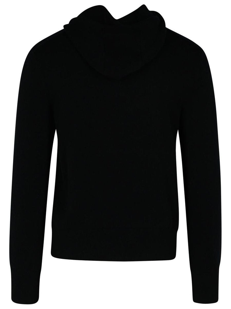 Burberry Black Wool Blend Sweatshirt