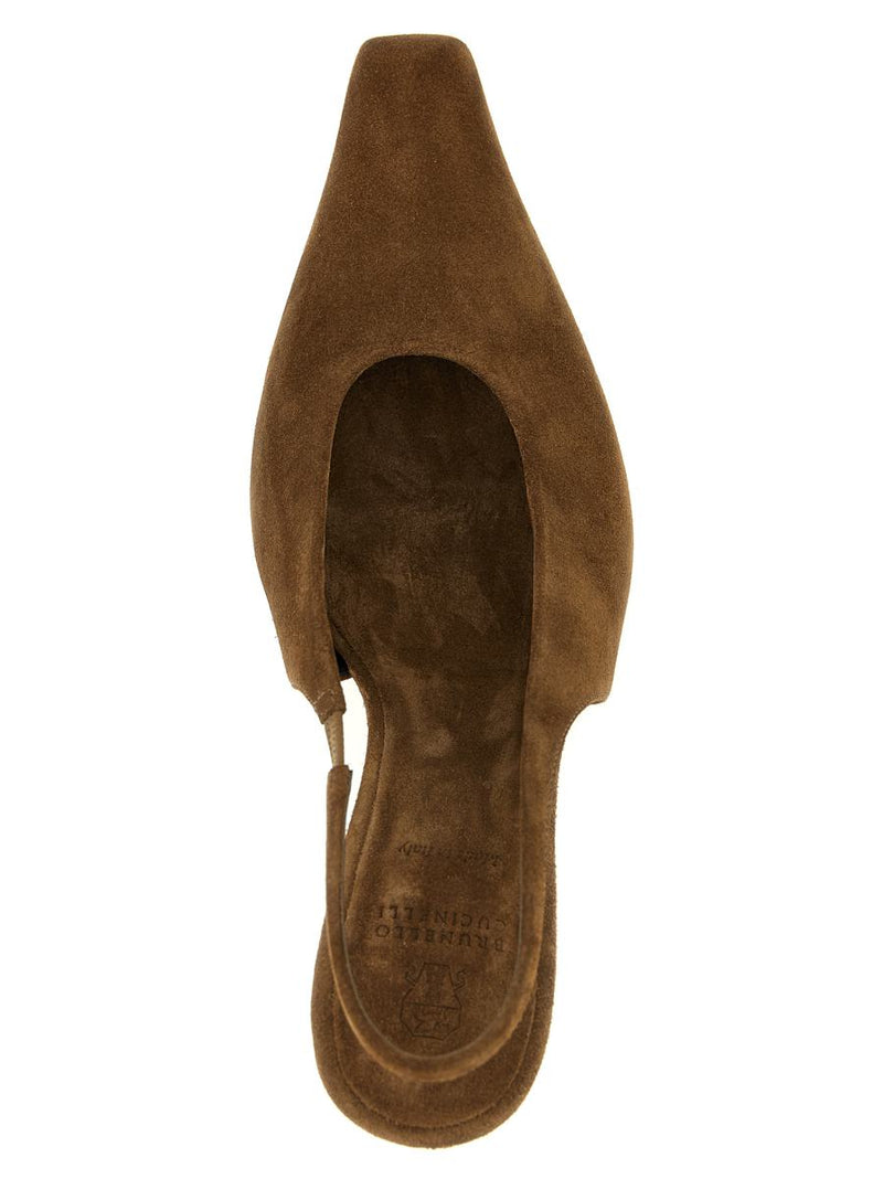 Brunello Cucinelli 'Precious Heels' Slingback
