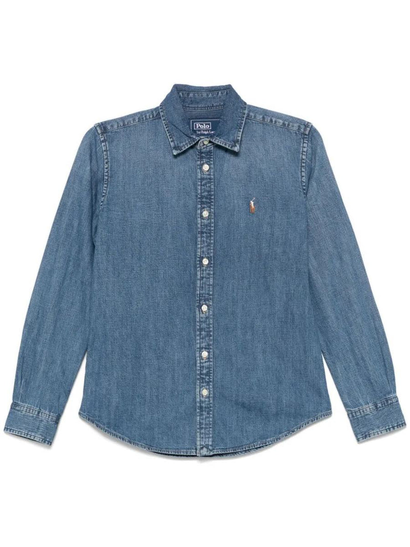 Polo Ralph Lauren Slim Fit Denim Shirt Clothing