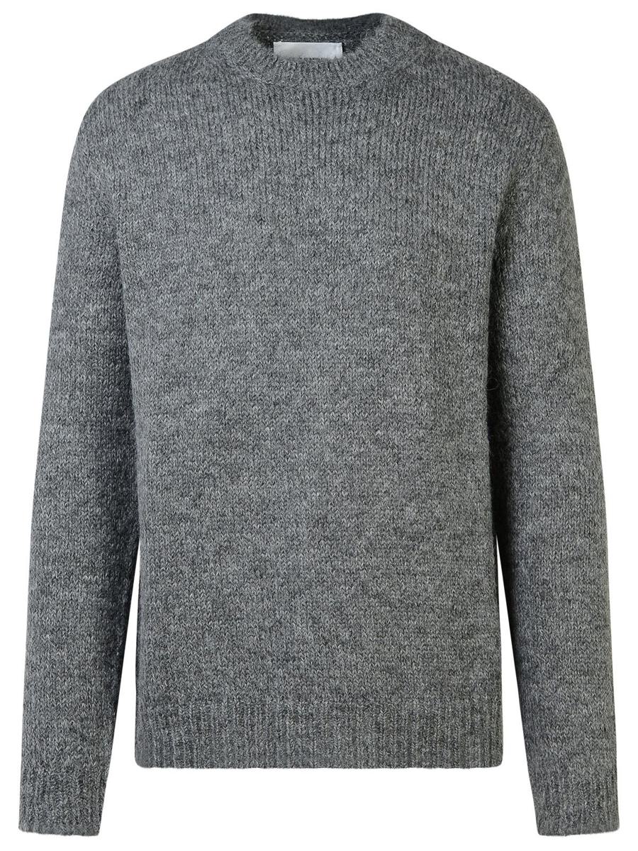 Jil Sander Grey Alpaca Blend Sweater