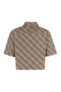 Burberry Checked Cotton Shirt