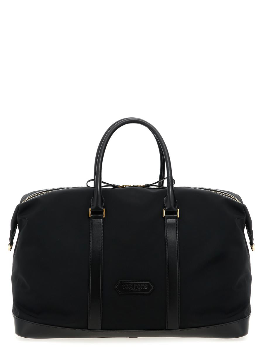 Tom Ford Leather Details Travel Bag