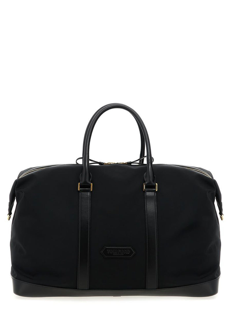 Tom Ford Leather Details Travel Bag