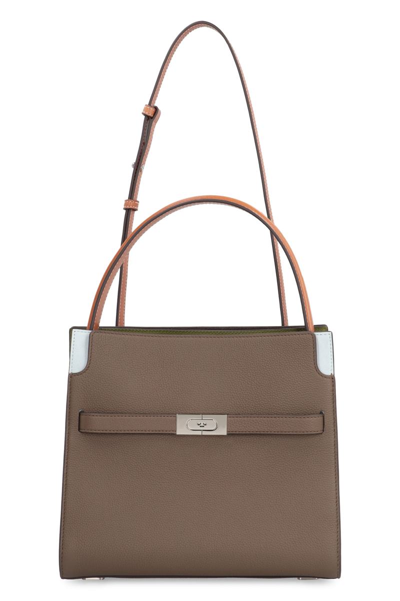 Tory Burch Double Lee Radziwill Leather Handbag