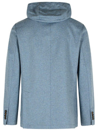 Eleventy Light Blue Wool Blend Blazer