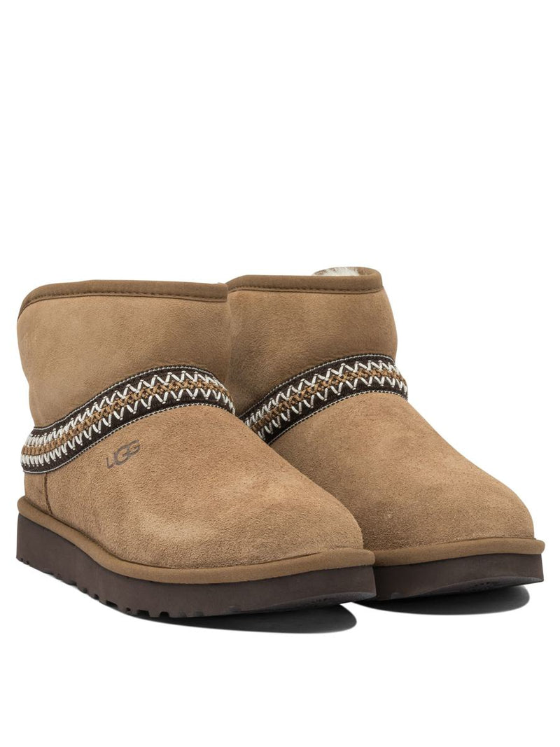 UGG "Classic Mini Crescent" Ankle Boots