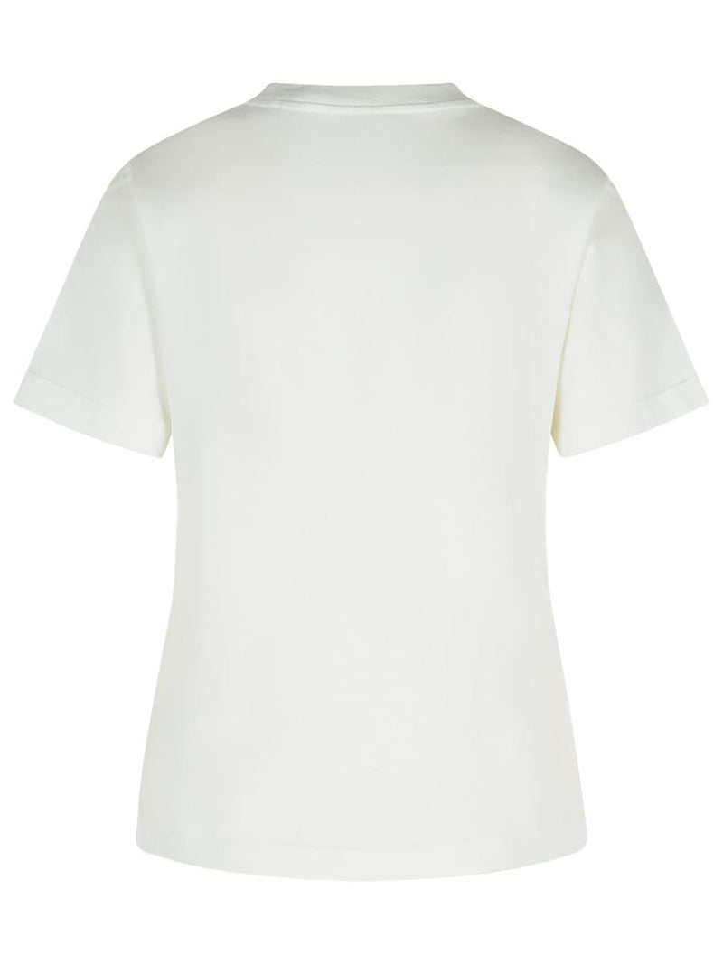 Burberry Ivory Cotton T-Shirt